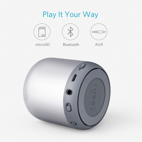 Loa di động Anker SoundCore Mini Bluetooth Stereo Speaker - Gray - A3101 chất lượng cao