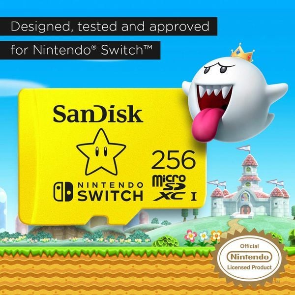 mua bán thẻ nhớ SanDisk MicroSDXC UHS-I 256GB Nintendo Switch giá rẻ