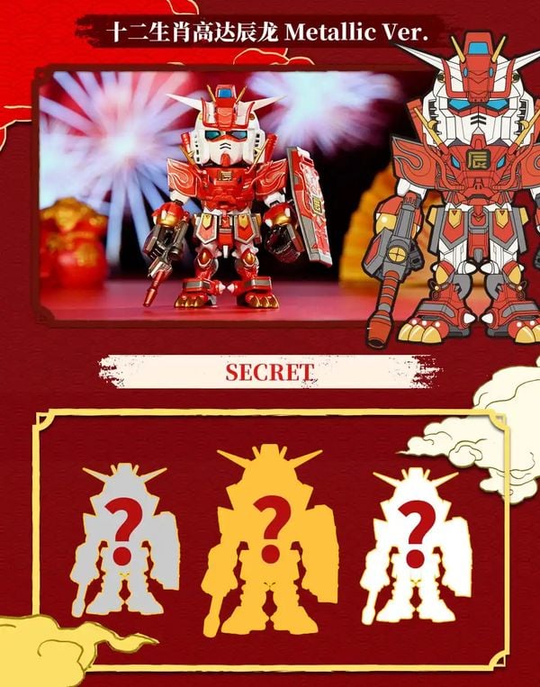 mua bán trao đổi robot review QMSV Mini Chinese Zodiac 2024 Ver. Blind Box trọn bộ