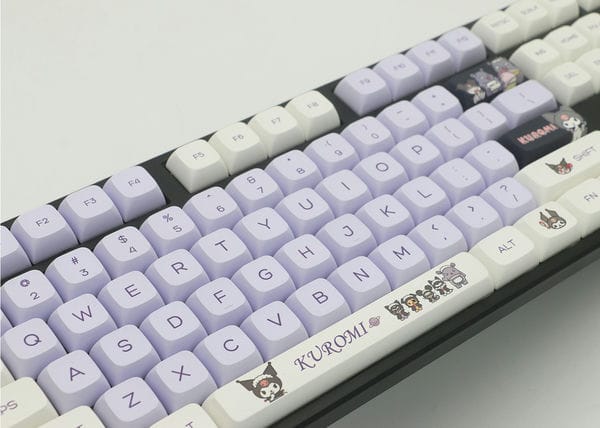 Mua Bộ Keycap XDA PBT bàn phím cơ Sanrio Kuromi 146 nút giá rẻ in đẹp