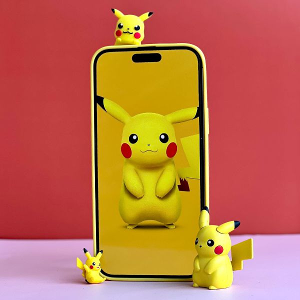 Mua Case Ốp lưng silicon Pikachu 3D cho iPhone 14 Pro Plus