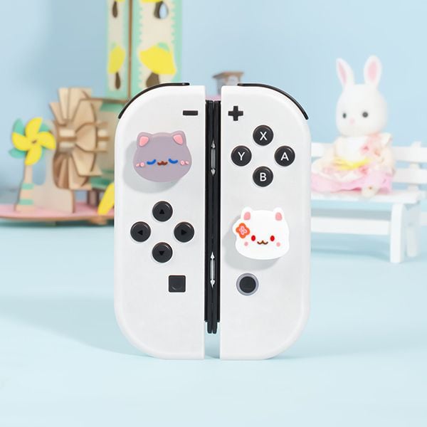 Mua cover analog hình Kitten & Rabbit dễ thương cho máy game Switch