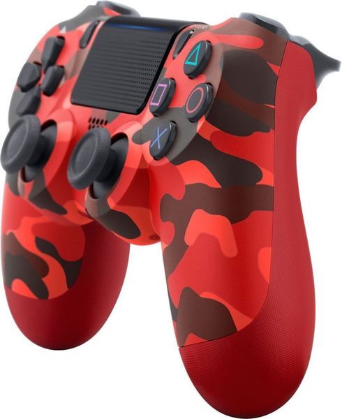 mua game phụ kiện tay cầm DualShock 4 Red Camouflage PS4