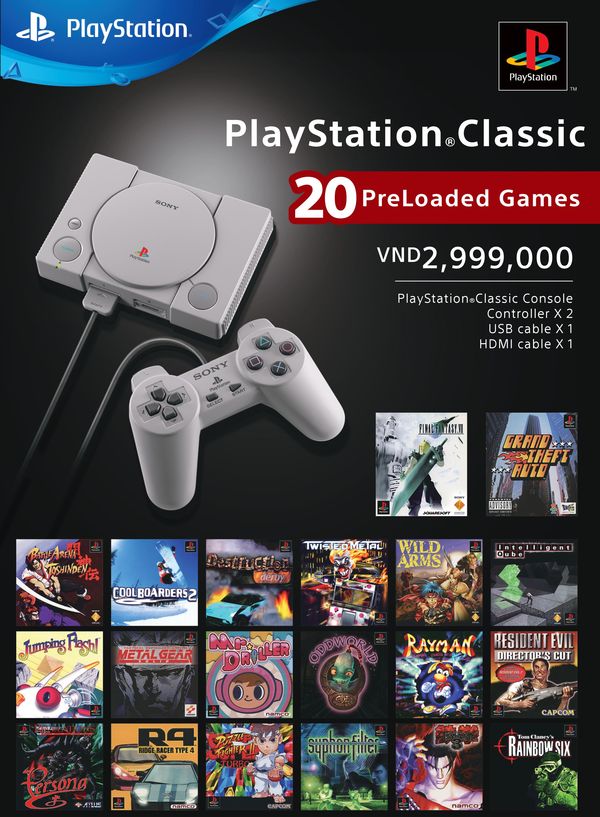 mua game PlayStation Classic PS1 Mini