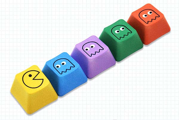 Mua nút keycap phím cơ giá rẻ Pacman nhiều màu