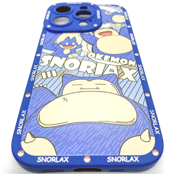 Mua ốp lưng giá rẻ chất lượng cao hình Pokemon Snorlax Kabigon xanh