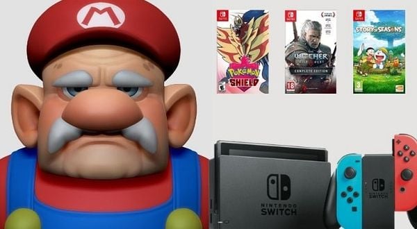 mua trả góp nintendo switch old mario