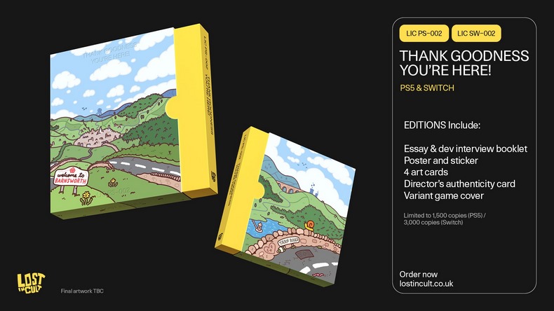 Thank Goodness You’re Here! (PlayStation 5, Switch)