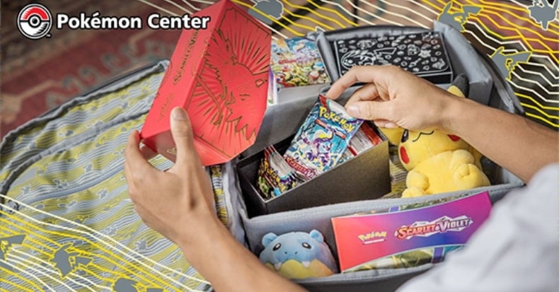 Balo túi xách đựng phụ kiện bảo vệ bài Pokemon TCG Trading Card