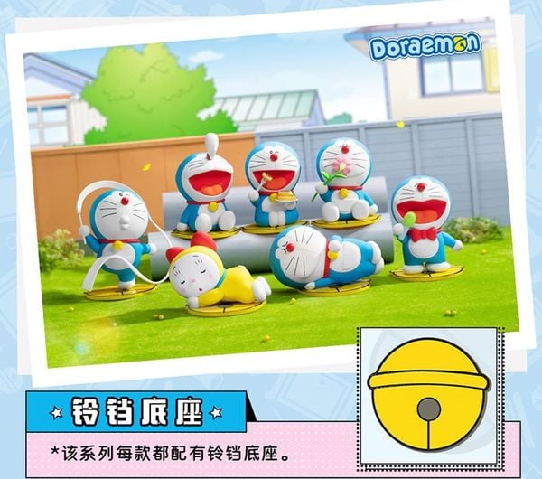 Mô hình Doraemon Leisure Time Blindbox 52TOYS hộp mù ngãu nhiên dễ thương chất lượng tốt giá rẻ mua trang trí trưng bày làm quà tặng