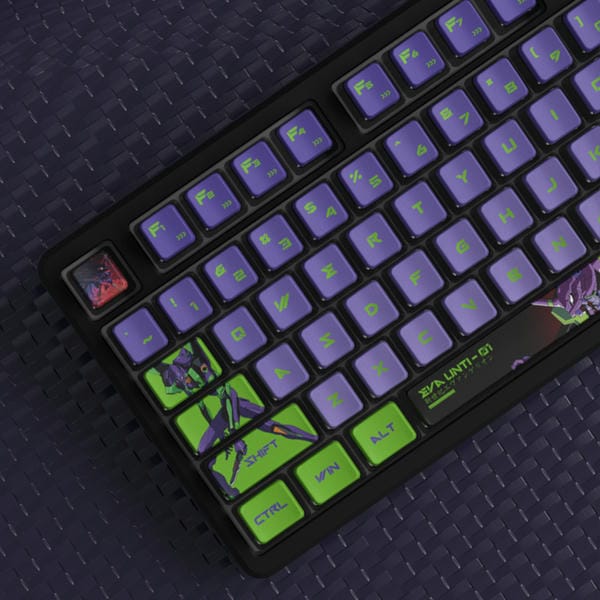 Shop chuyên mua bán gaming gear Bộ Keycap OEM PBT Evangelion Unit-01 122 nút giá rẻ nhất