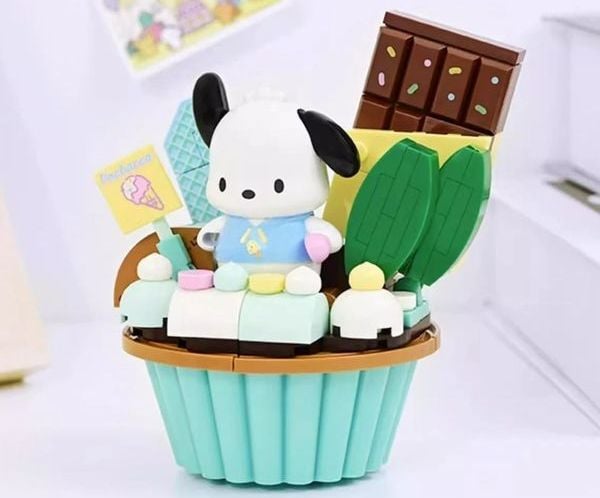 Shop chuyên bán Keeppley Sanrio Chocolate Cupcake Pochacco K20821 đẹp mắt dễ thương nhựa abs an toàn giá rẻ chất lượng tốt chính hãng mua tặng bạn bè người thân gia đình