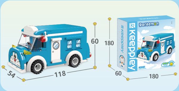 Shop chuyên bán Đồ chơi lắp ráp xếp hình Keeppley Doraemon Bus K20407 đẹp mắt dễ thương nhựa abs an toàn giá rẻ chất lượng tốt chính hãng mua tặng bạn bè người thân gia đình