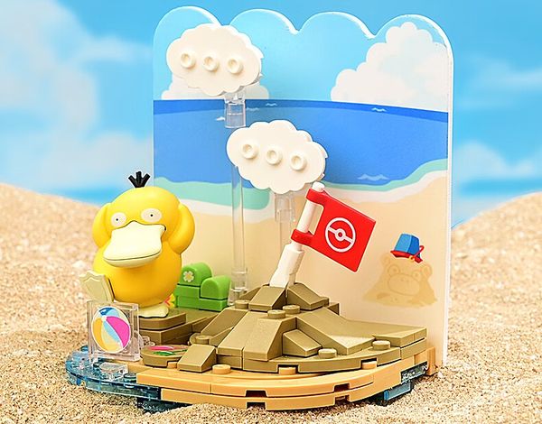 Shop chuyên bán Keeppley Sunny Days Pokemon - Psyduck Build a Sandcastle K20223 dễ thương nhựa abs an toàn giá rẻ chất lượng tốt chính hãng mua tặng bạn bè người thân gia đình