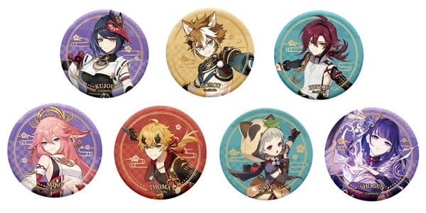 Tự hào khoe tình yêu Genshin Impact với Huy Hiệu Genshin Impact Inazuma NG06 chính hãng tại nShop