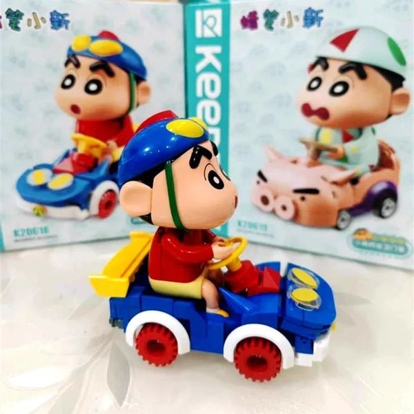 Mua Mô hình Keeppley Crayon Shin Chan Xe Đua Siêu Nhân K20618 đồ chơi lắp ráp thú vị làm quà tặng trang trí không gian sống