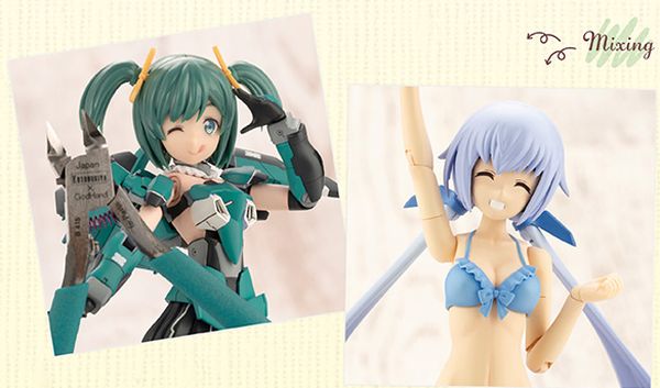 Mô hình lắp ráp Bukiko Kotobuki Wakaba Girls High School Winter Clothes Modelers Edition Kotobukiya JK038 nữ sinh đẹp mắt dễ thương đáng yêu tạo dáng đa dạng