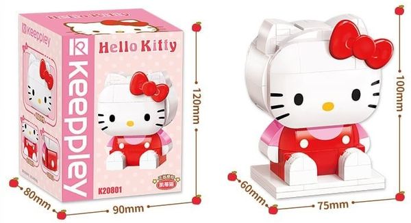 Hướng dẫn lắp ráp Mô hình Keeppley Sanrio Hello Kitty K20801 dễ thương đẹp mắt