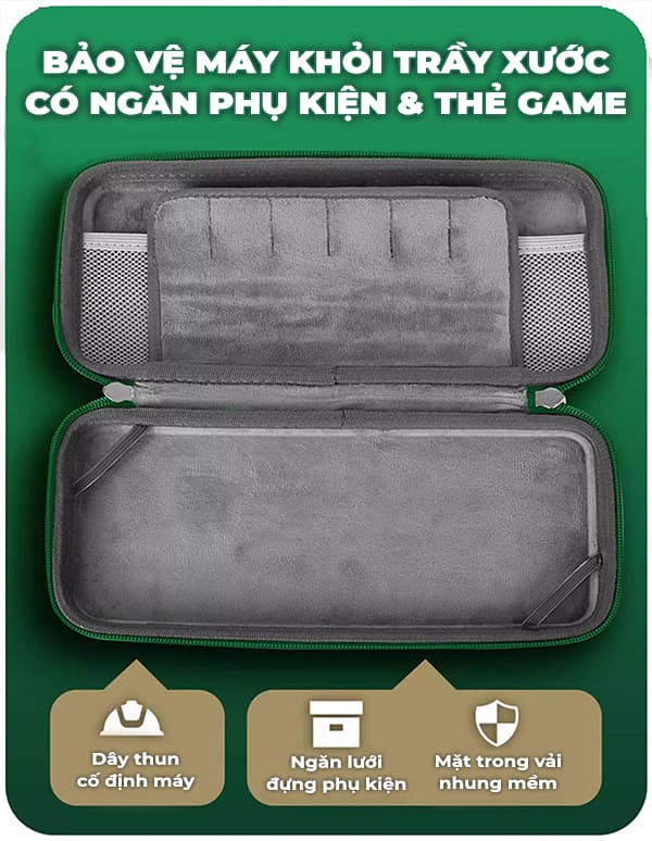 Túi đựng máy chơi game cầm tay tiện lợi bảo vệ Nintendo Switch OLED Zelda Tears of the Kingdom IINE L810