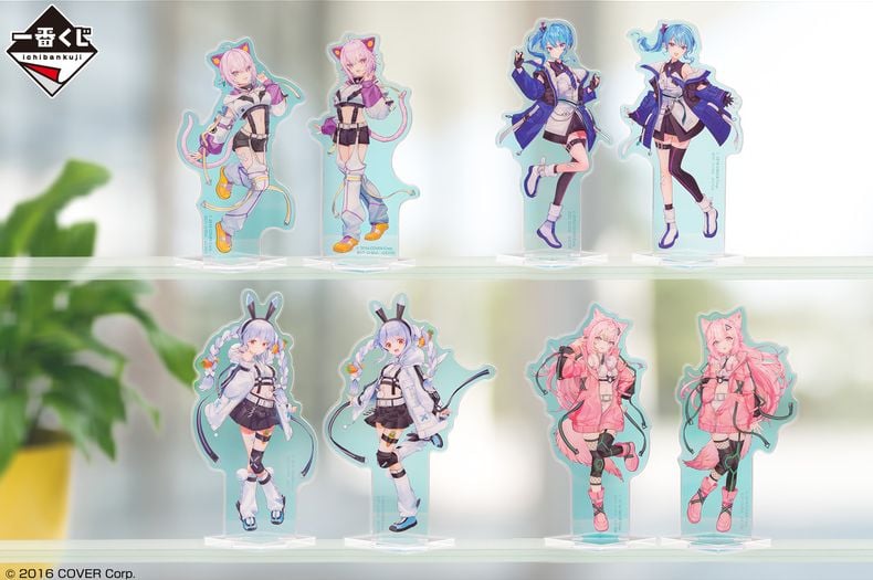 Mô hình Ichiban Kuji Hololive Cyberpunk Style trò chơi may mắn ngẫu nhiên ở hữu nhiều vật phẩm đẹp mắt thú vị