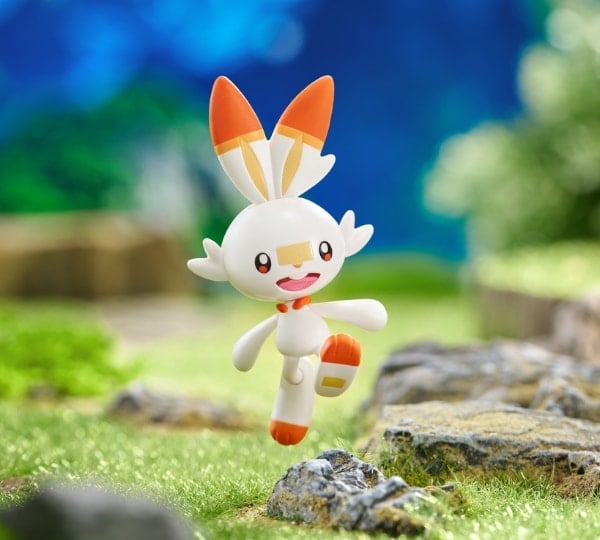 Mô Hình Pokemon Scorbunny Blokees Classic Ver S 74011 chạy nhảy ngoài trời năng động