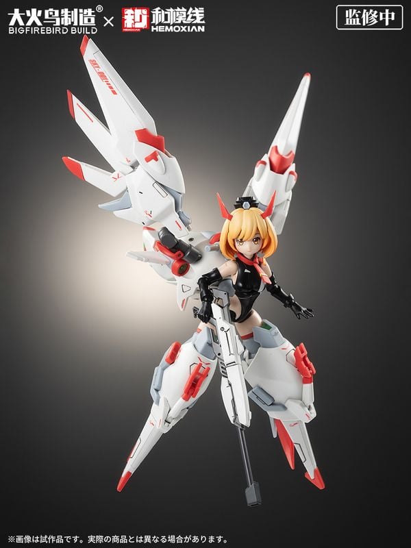 Mô hình lắp ráp Sky-001 Kelly Janet - Hemoxian X BigFireBird Build Full Time JIJIA chi tiết đẹp mắt tạo dáng thú vị
