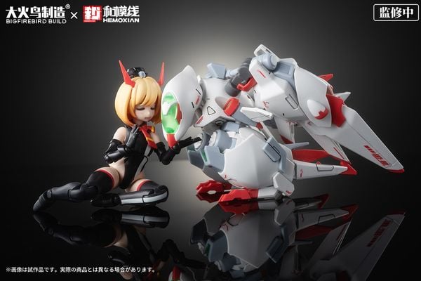 Mô hình lắp ráp Sky-001 Kelly Janet - Hemoxian X BigFireBird Build Full Time JIJIA mecha girl dễ thương chính hãng