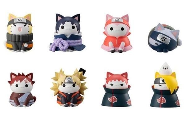 Sở hữu ngay MegaHouse Hộp Mù Mega Cat Project Naruto Shippuden Nyaruto! Battle with Akatsuki thú vị dành cho các fan yêu sưu tập mô hình