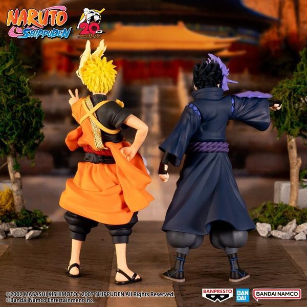 mô hình Naruto Shippuden Naruto Sasuke Figure Animation 20th Anniversary Costume chất lượng cao