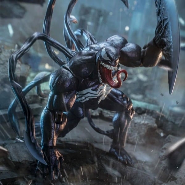 Mô hình nhân vật Marvel Classic Venom 9 Inch ZD Toys ZM19 thiết kế chính xác, sơn bền màu, bán tại nShop uy tín