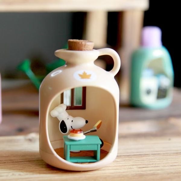 Mô hình Peanuts Snoopy's Life in a Bottle Re-Ment Blind Box mua làm quà tặng con cái người thân bạn bè gia đình đồng nghiệp