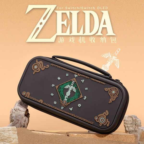 Túi xách đựng Nintendo Switch OLED Zelda Deluxe Kiếm Vuông màu sắc đẹp mắt chất lượng tốt