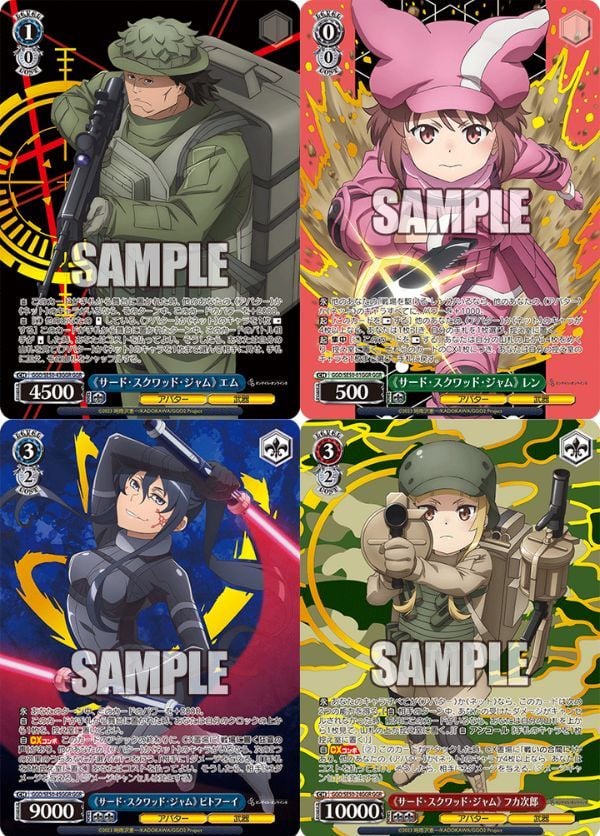 Thẻ bài Weiss Schwarz TCG Sword Art Online Alternative Gun Gale Online II Extra Booster với thẻ bài độc đáo, nâng cao trải nghiệm chơi TCG
