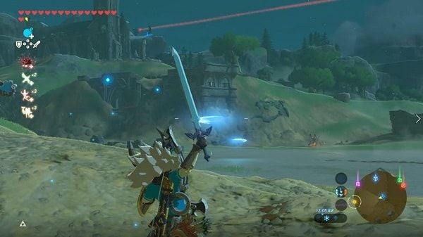 Ném beam Master Sword liên tục