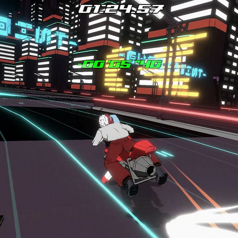 Neon Apex: Beyond the Limit, người chơi dần nhận ra đường đua dường