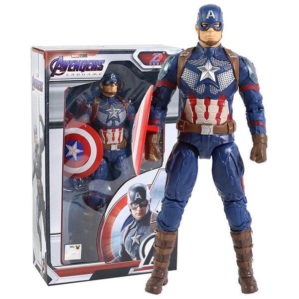 Mô hình đồ chơi siêu anh hùng Captain America Đội Trưởng Mỹ đẹp mắt chất lượng tốt giá rẻ Marvel mua làm quà tặng bạn bè người thân yêu gia đình con cái quà sinh nhật kỷ niệm