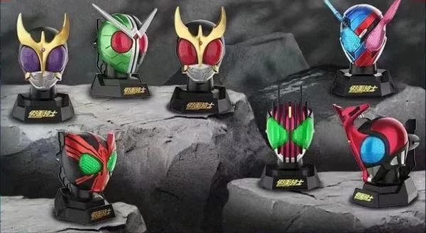 Mô hình đầu Kamen Rider Head Shaped Diffuser Series Blind Box hiệp sĩ mặt nạ ngẫu nhiên đẹp mắt dễ thương chất lượng tốt chính hãng đồ chơi mô hình figure trang trí đáng yêu