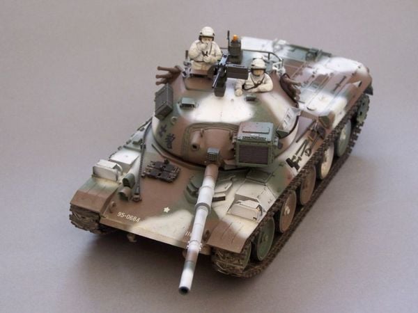 hướng dẫn ráp xe tăng JGSDF Type 74 Tank Winter Version 1-35 Tamiya 35168