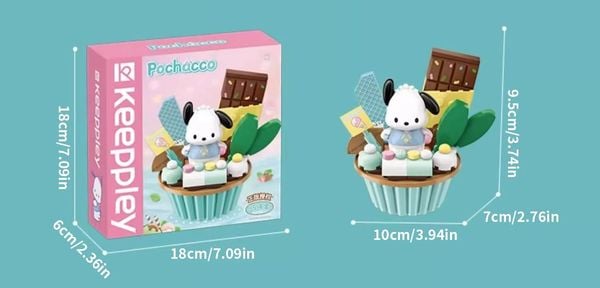 Shop bán Keeppley Sanrio Chocolate Cupcake Pochacco K20821 đẹp mắt dễ thương nhựa abs an toàn giá rẻ chất lượng tốt chính hãng có giao hàng toàn quốc nhiều ưu đãi mua làm quà tặng