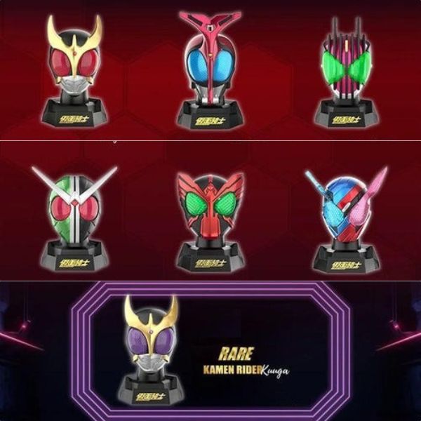 Mô hình đầu Kamen Rider Head Shaped Diffuser Series Blind Box siêu nhân ngẫu nhiên đẹp mắt dễ thương chất lượng tốt mua làm quà tặng con cái người thân bạn bè gia đình đồng nghiệp