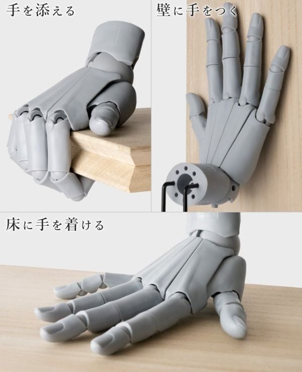 Mô hình bàn tay Artist Support Item Hand Model R Pale Orange Kotobukiya AT021 là công cụ luyện vẽ cực hữu ích cho người mới học