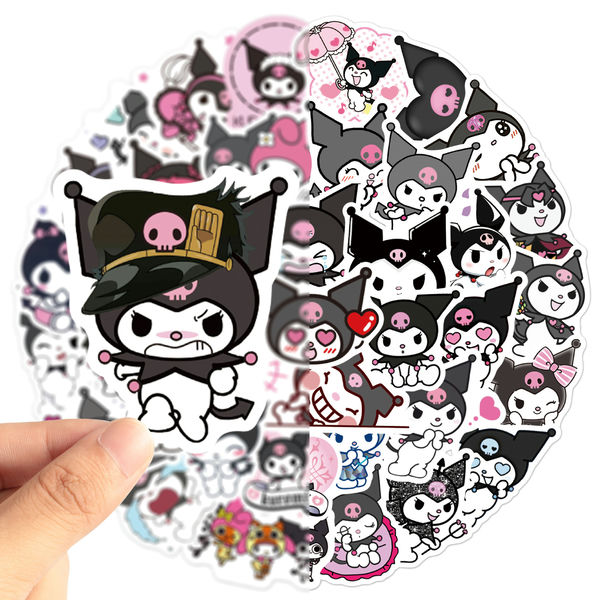 Shop bán Hình dán sticker Sanrio Kuromi tổng hợp 50 cái giao hàng tận nhà giá tốt