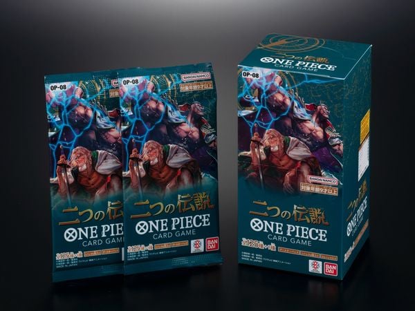 Thẻ bài One Piece Card Game Booster Pack OP-08 Two Legends chính hãng bandai giấy in đẹp mắt mở random ngẫu nhiên thú vị mua sưu tầm