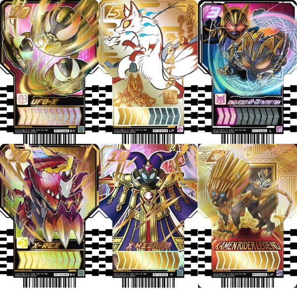 Thẻ bài Kamen Rider Gotchard Ride Chemy Trading Card Phase EX chính hãng bandai giấy in đẹp mắt mở random ngẫu nhiên thú vị mua sưu tầm