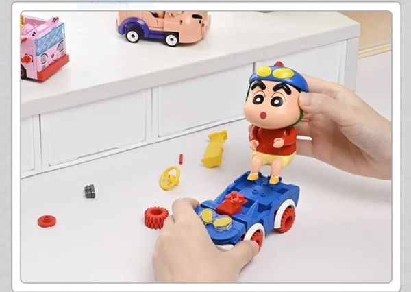 Hướng dẫn lắp ráp Mô hình Keeppley Crayon Shin Chan Xe Đua Siêu Nhân K20618 dễ thương đẹp mắt