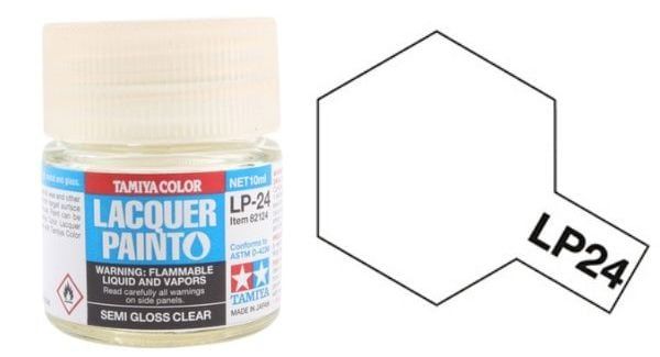 Sơn mô hình Tamiya Lacquer LP-24 Semi Gloss Clear 82124 bán trực tiếp tại nShop