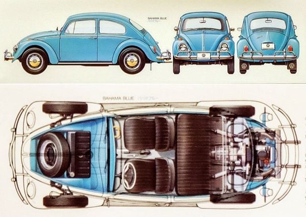 mô hình xe hơi Volkswagen 1966 1300 Beetle 1-24 Tamiya 24136 chất lượng cao