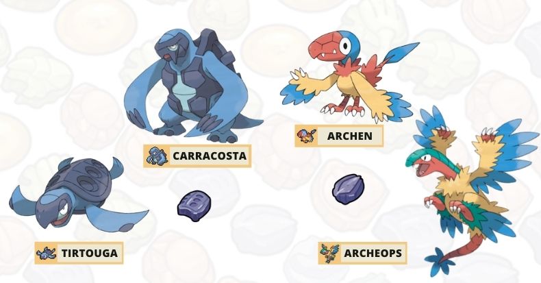 Những hóa thạch Pokemon Gen 5