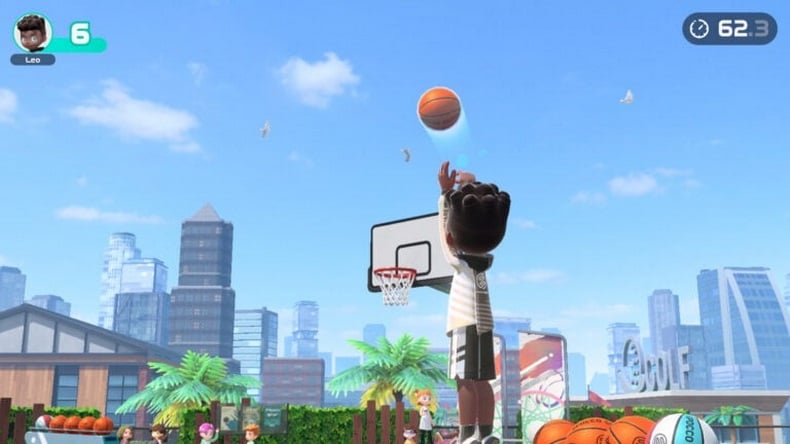 Nintendo Switch Sport cập nhật miễn phí Basketball
