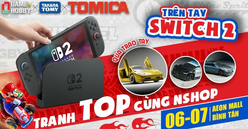 Sự kiện event nShop trải nghiệm Nintendo switch 2 Mario Kart World W3